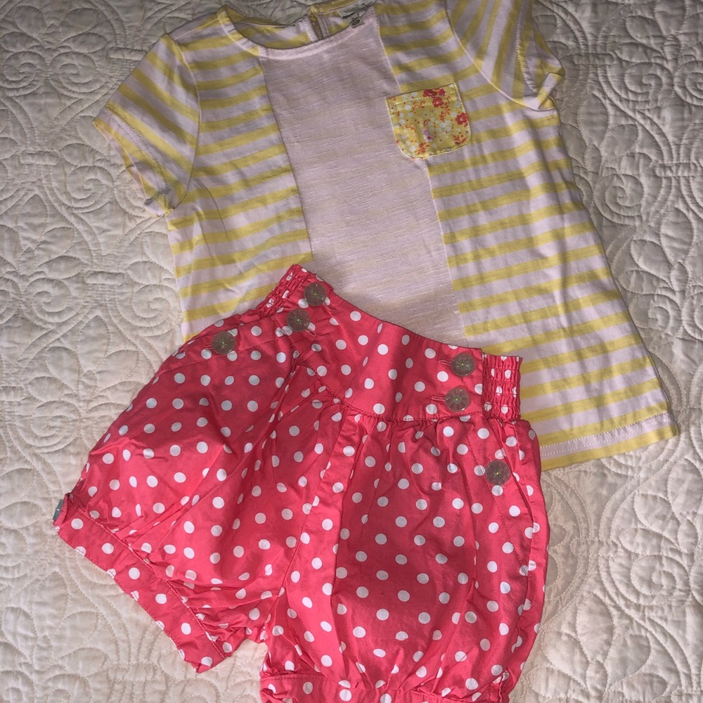 Matilda Jane top and shorts size 6